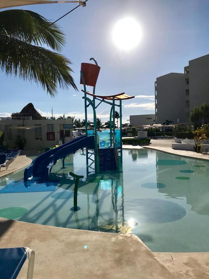 Increíble departamento con la mejor playa Apartamento Cancún Exterior foto
