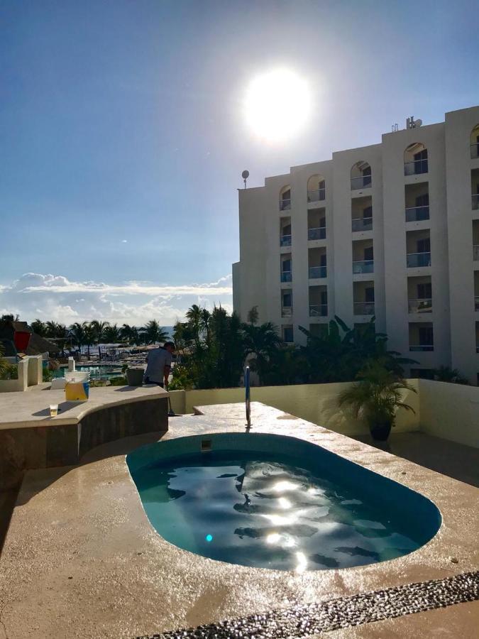 Increíble departamento con la mejor playa Apartamento Cancún Exterior foto