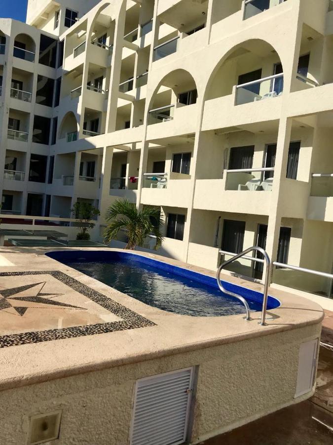 Increíble departamento con la mejor playa Apartamento Cancún Exterior foto